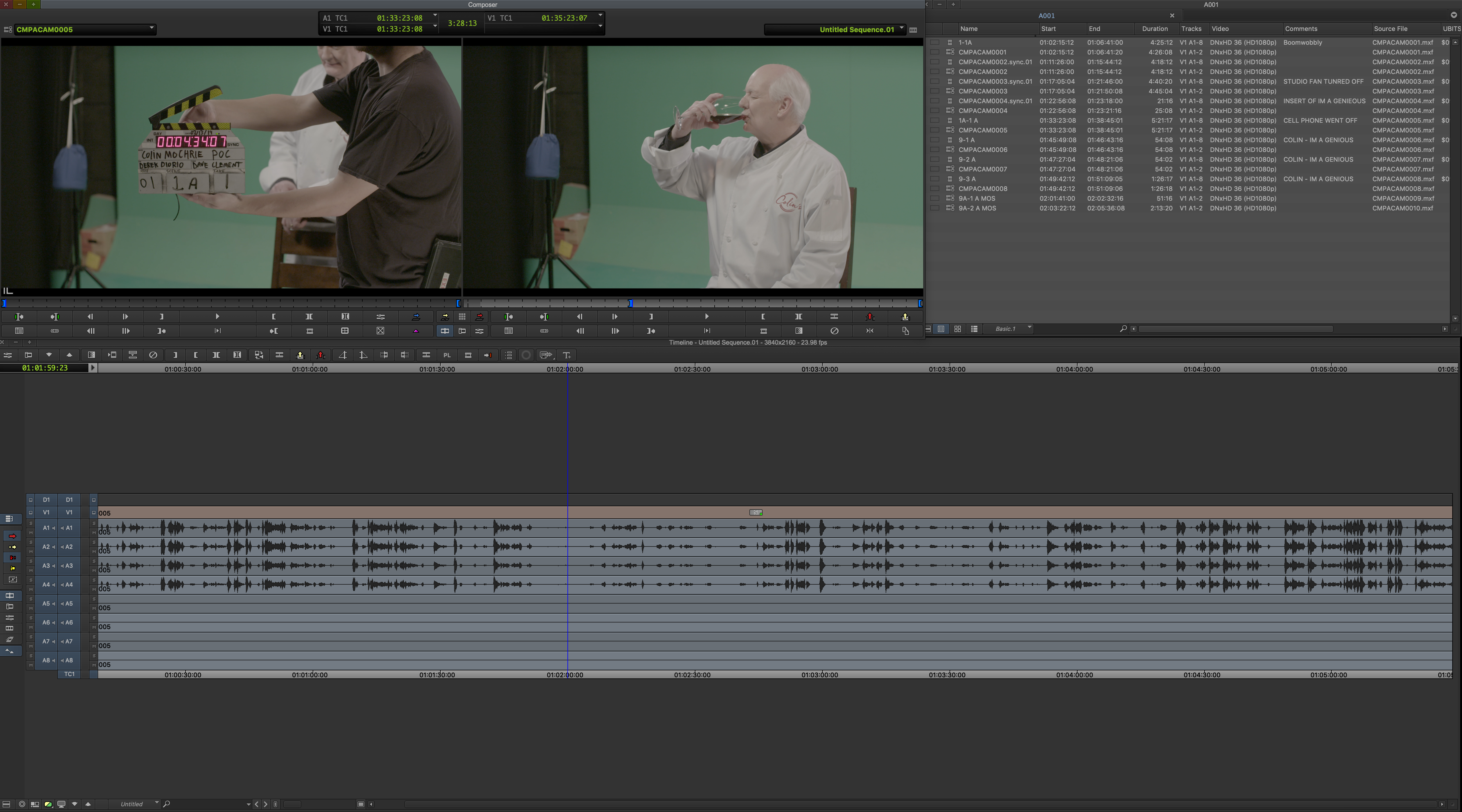 We use Avid Media Composer as out NLE of choice.